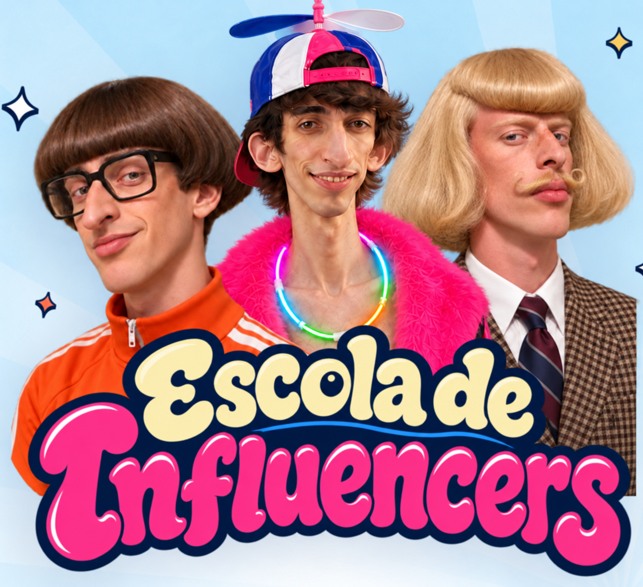 Personagens da Escola de Influencers